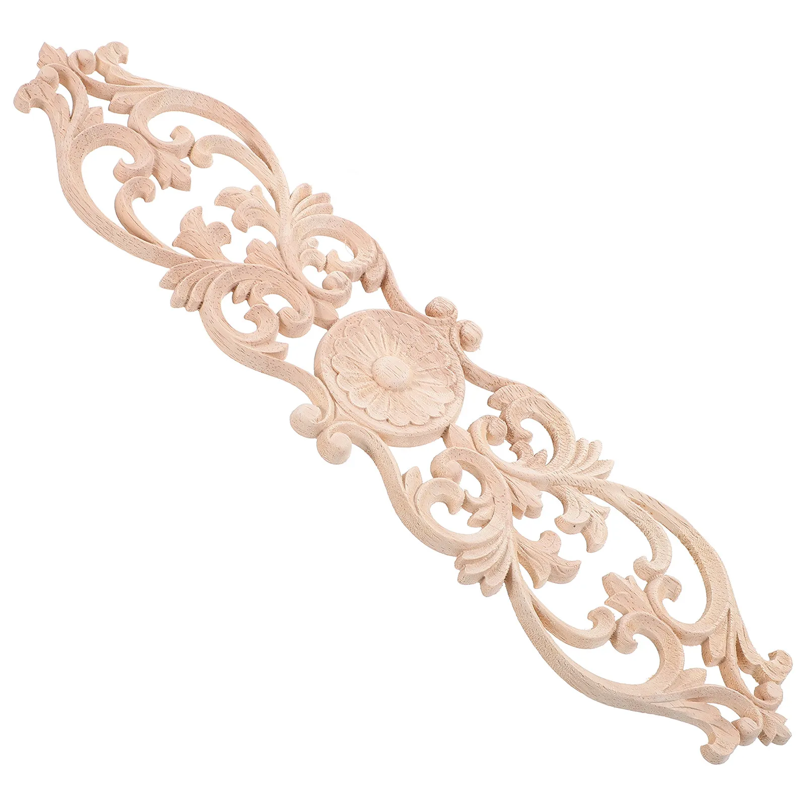 

Неокрашенные резные апликации из массива дерева в европейском стиле для дверей, мебели, шкафов, стен и проектов DIY