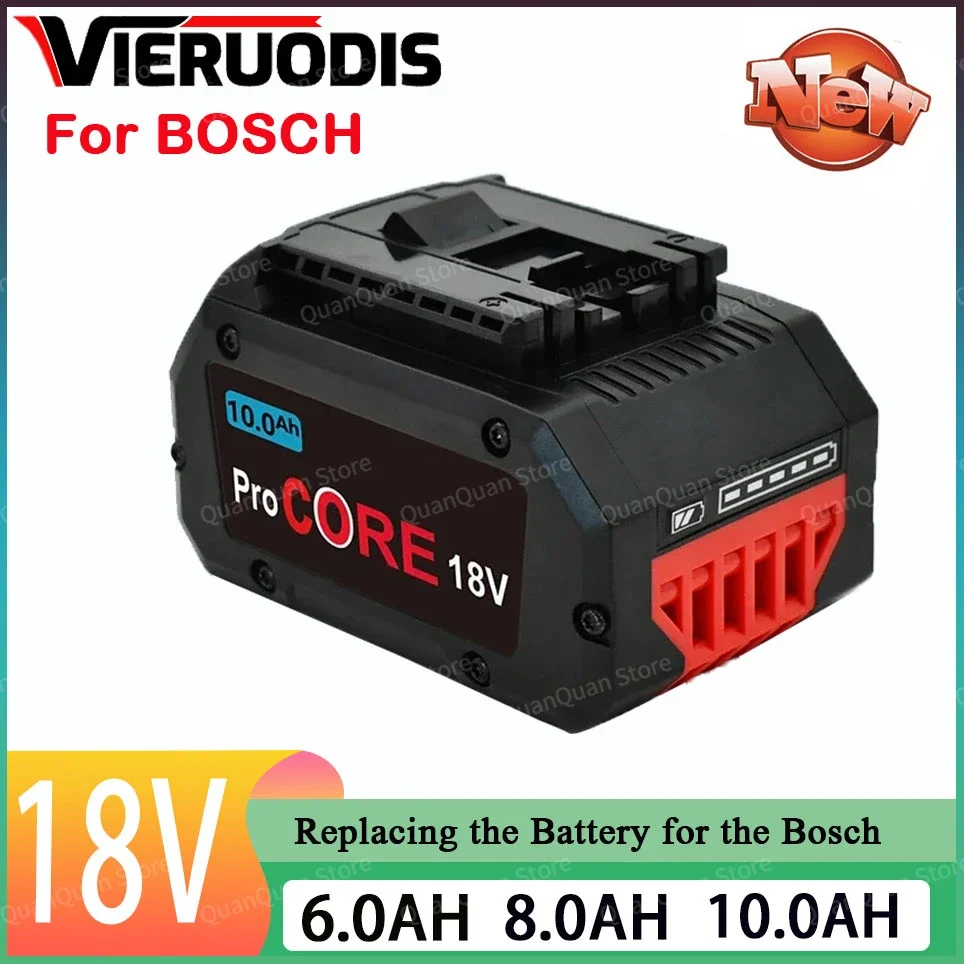 

For Bosch 18V 10000MAH Professional System Cordless Tool BAT609 BAT618 GBA18V8 21700 Battery ProCORE Replacement Battery