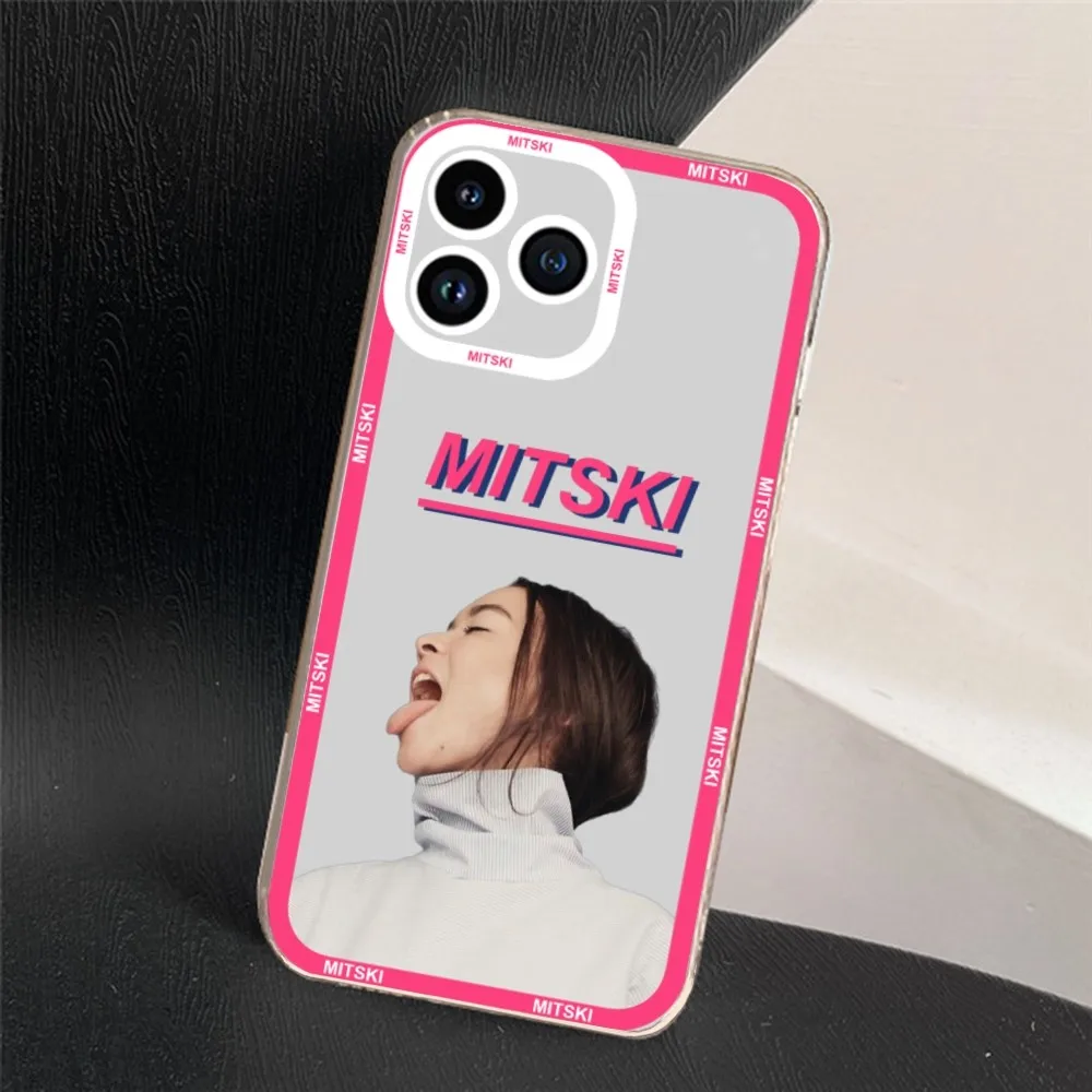 Mitski Miyawaki Hot Singer Phone Case For iPhone 11 12 Mini 13 14 15 Pro Max Transparent Shell