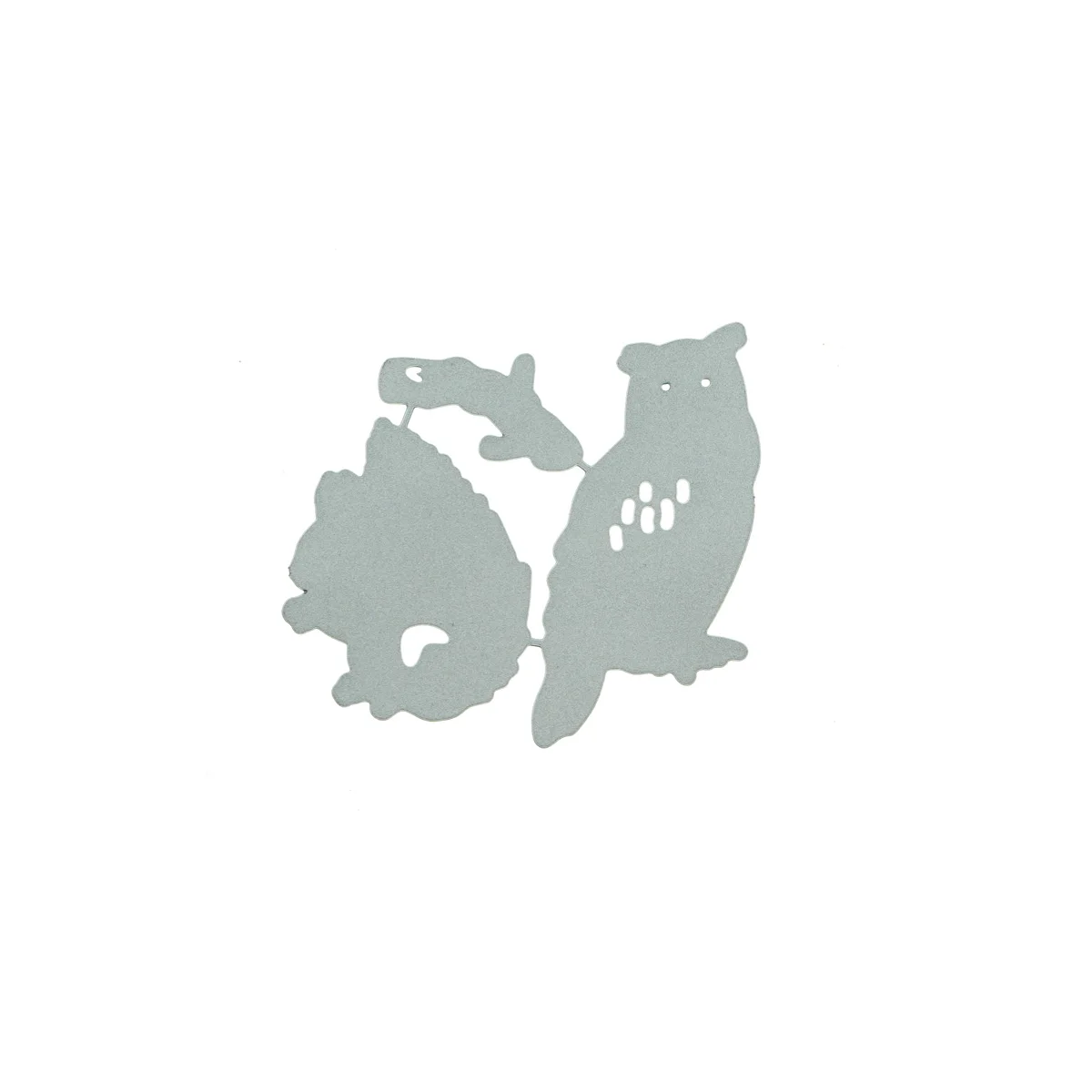 Metal Cutting Die Sets Squirrel Owl Pattern For Scrapbooking Handcraft Card Punch Knife Stencil Postcard Clipart Decorating
