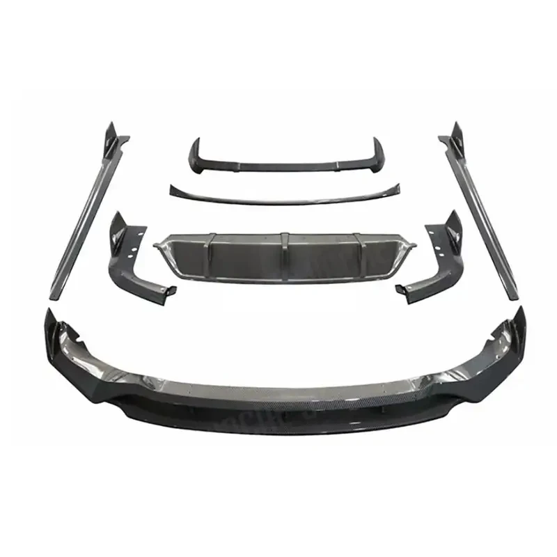 

Unique ABS Front Lip Rear Diffuser Rear Spoiler Side Skirt for X5 G05 M sport 2019 + Car Body Kits Carbon Fiber Bumper Guard
