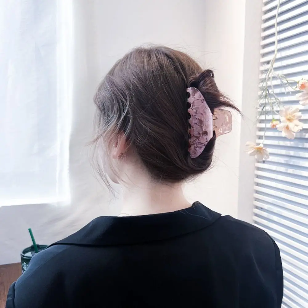 بلون الطازجة خلات مشبك شعر ليوبارد الطباعة القرش كليب الطباعة القرش كليب مشبك شعر دبوس الشعر السلحفاة مشبك شعر #5