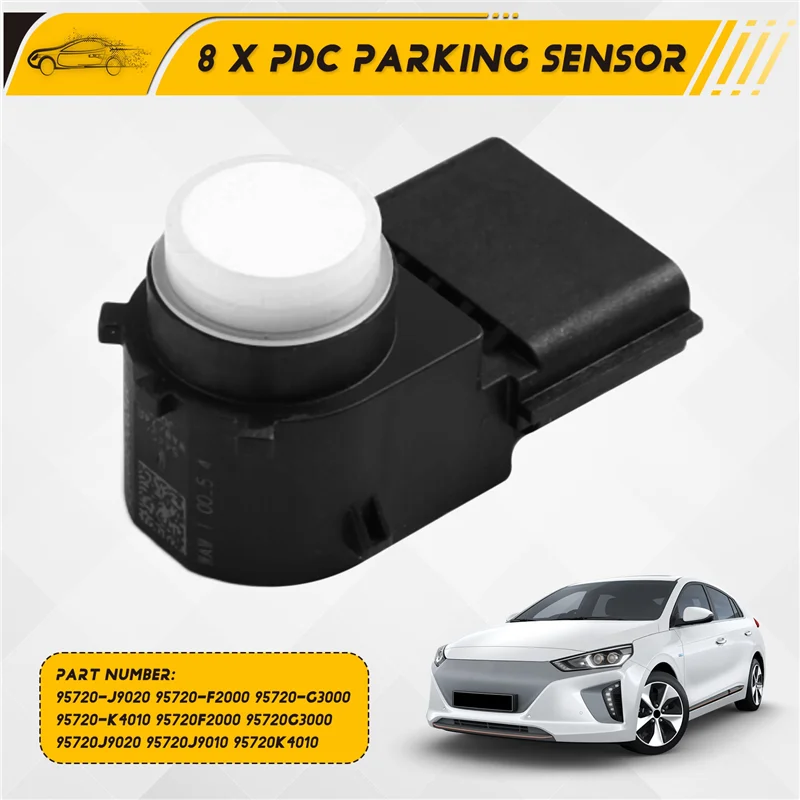 

Efficient 8Pcs PDC Parking Radar Sensor 95720-G3000 95720-F2000 For Hyundai Elantra Kona Ioniq I30 Kia Niro 2016-2021 95720-K401