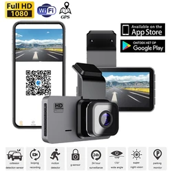 Car DVR WiFi GPS Dash Cam Vehicle Camera 1080P HD Drive Video Recorder Night Vision Dashcam Black Box Car Accessories Registrar