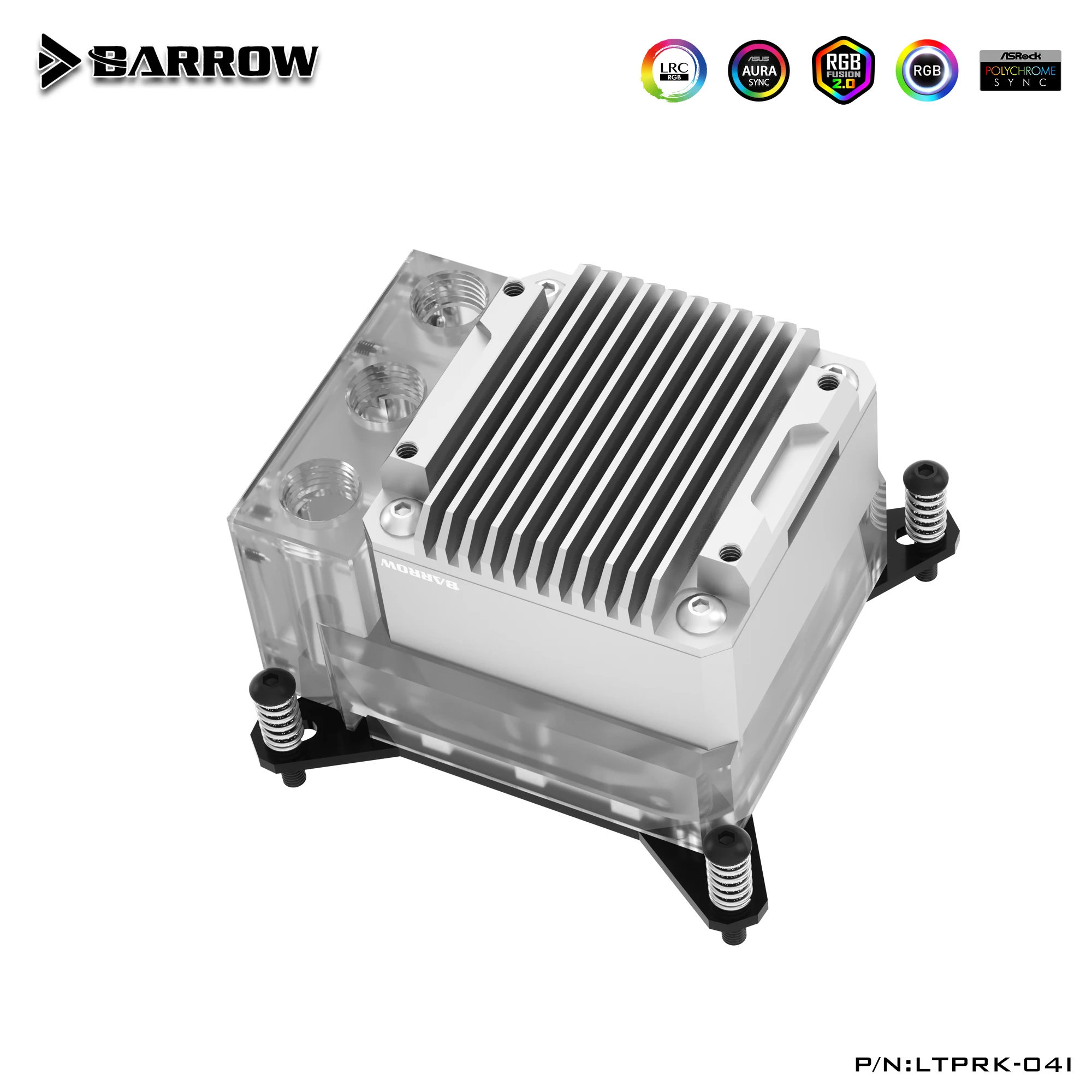 Barrow LTPRK-04I LTPRKA-04 For Intel LGA1700 1200 115X/AMD Integrated Watercooler Case Kit CPU Water Block Tank 17W PWM Pump