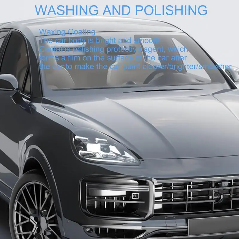 

Car Wash Foam Multifunctional Spot-Free Shine Cleaning Water, 1L High Foam Concentrated Effective Soap For Dash, Wheels, Glass