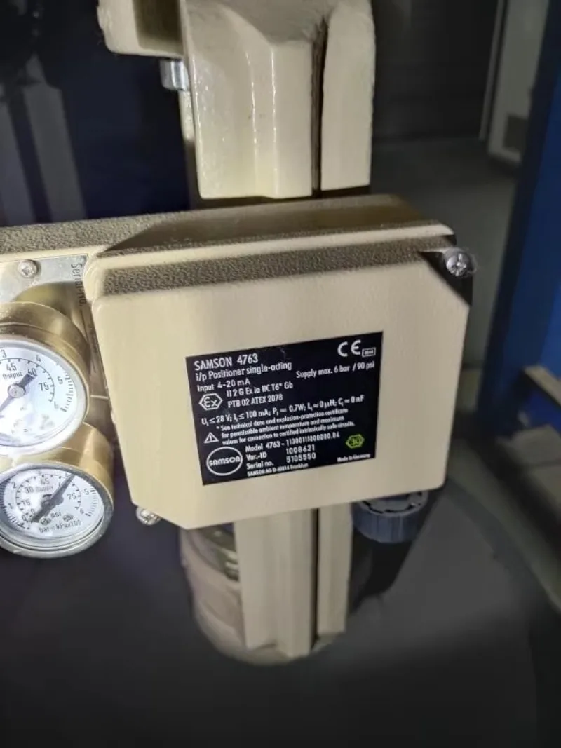 El convertidor de E/p Samson 6111 montado en el actuador de posicionador de válvula grande 4763 3277-240 se puede combinar con la válvula china