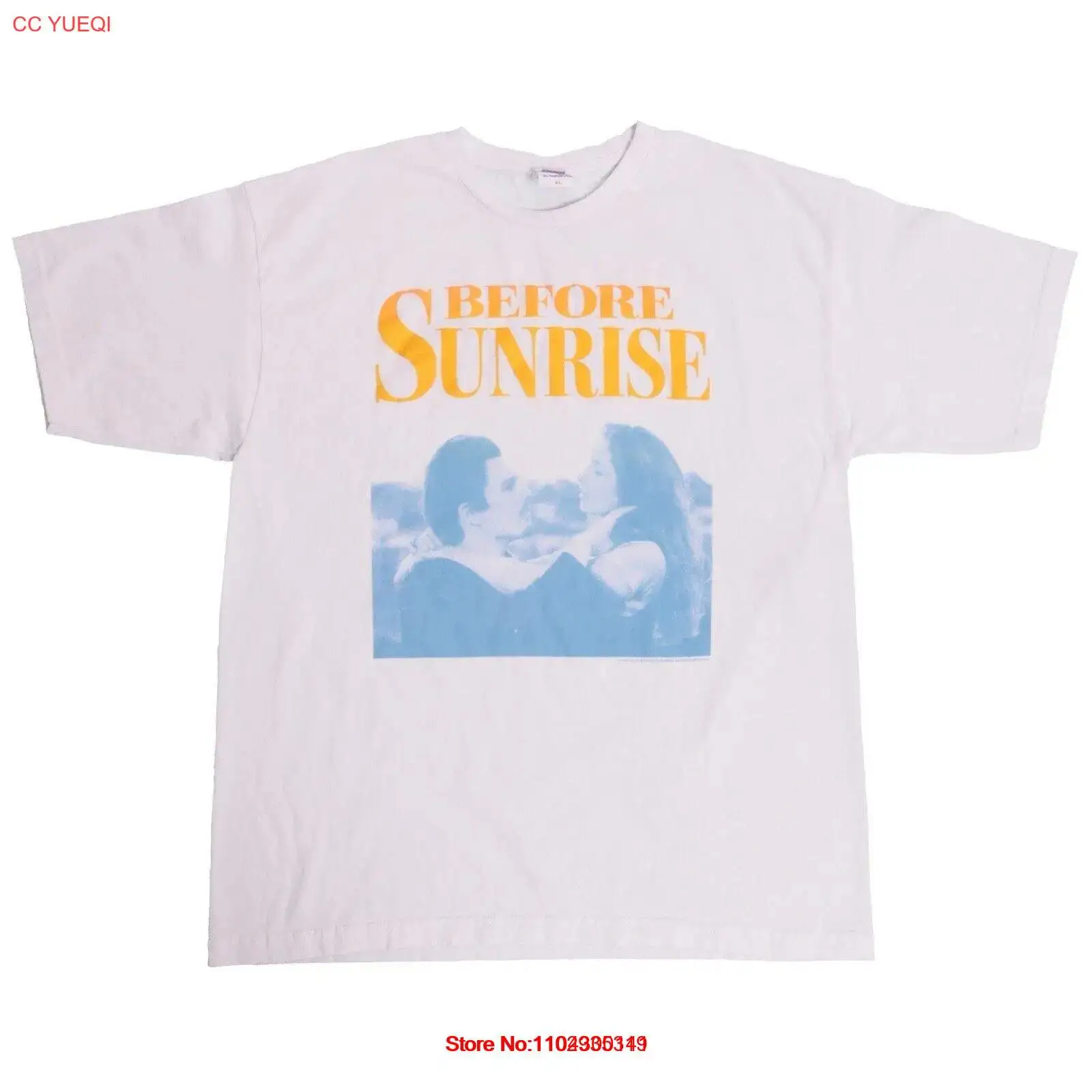 قبل شروق الشمس تي شيرت ريتشارد لينكليتر المذهل والخلوط فيلم المعايير غروب الشمس #1