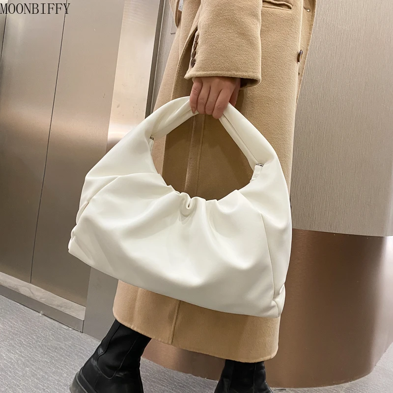 

Luxury Designer Handbags for Women 2022 Tote Shoulder Bags Folds Fashion Dumplings Soft Roupas Femininas Clutch Sac A Main Bolso