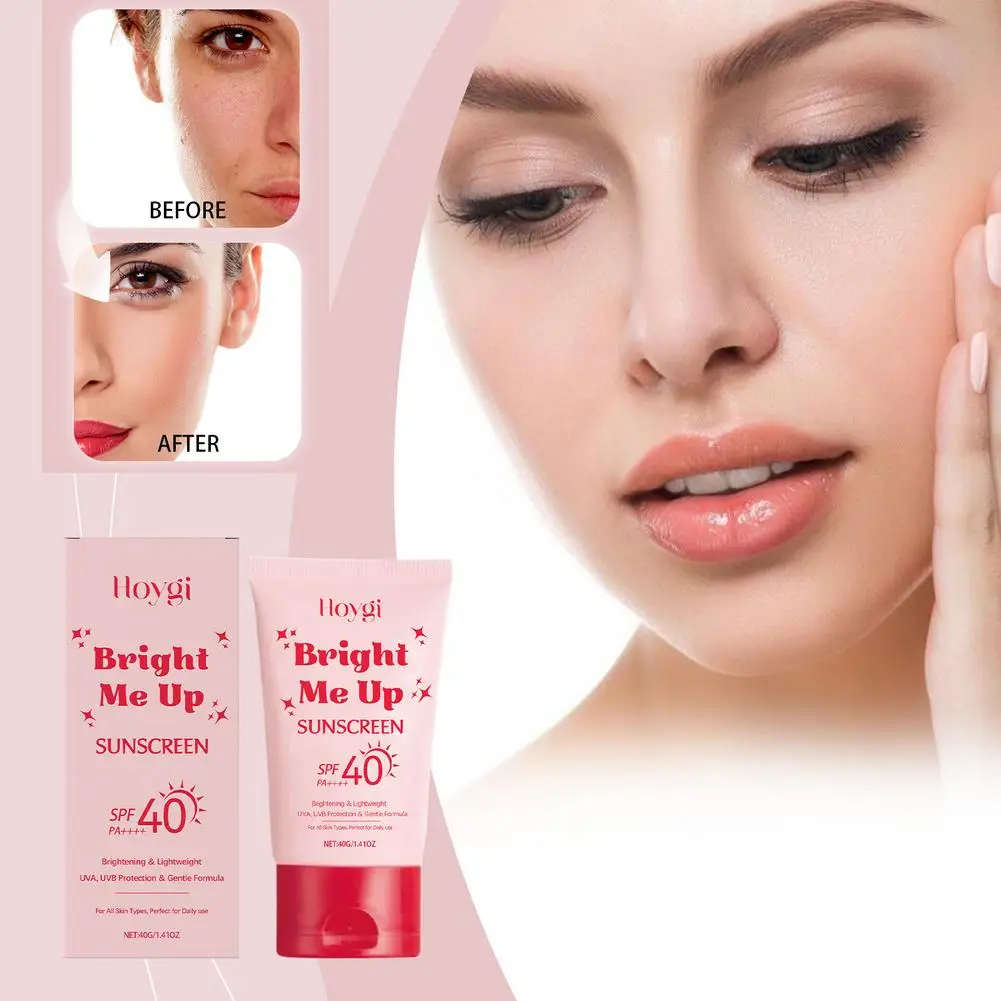

Bright Refreshing Sunscreen Cream Protector Facial Sun Block Isolation Lotion Cream Hydration Sunscreen Creams For Daily Us P0I9