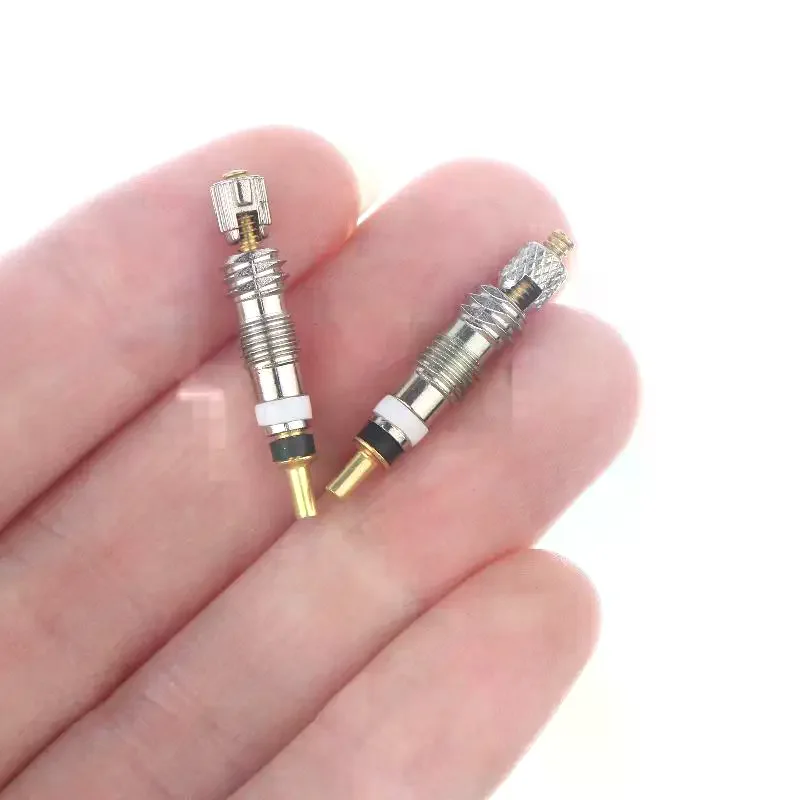 【NEW】2/6/10Pcs Bike Repair Replacement Brass Tubeless Core Bicycle Removable Presta Valve Core For Road MTB Bike