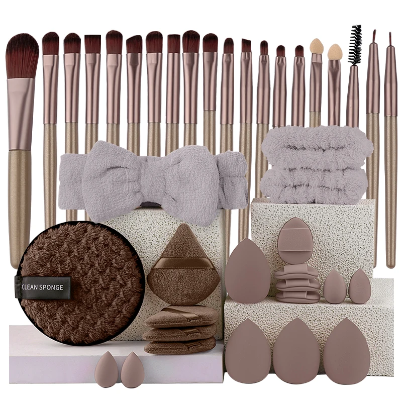 Make-up Pinsel Set 20-teilig Weiche Flauschige Lidschatten-Pinsel Kosmetik Foundation Puder Highlighter Blending Beauty Tool für Anfänger