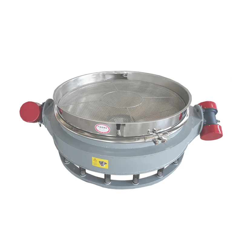 

Direct Discharge Vibrating Screen Food Grade Stainless Steel Vibration Sieve Straight Flow Filter Centre Discharge Separator