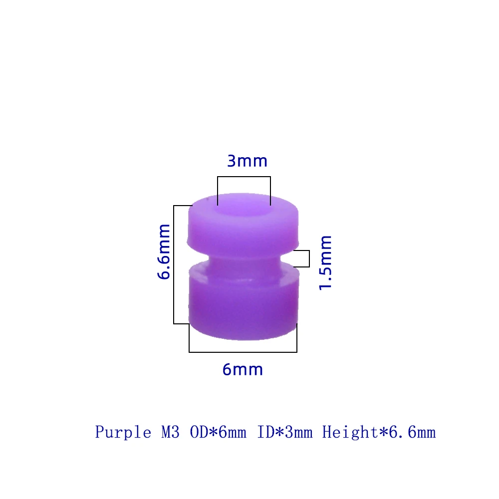 10PCS M2/M3 Gummi Stoßdämpfer Silikon Dämpfung Ball Anti-vibration Bälle Für FPV Drone Quadcopter Flug control F4 F7