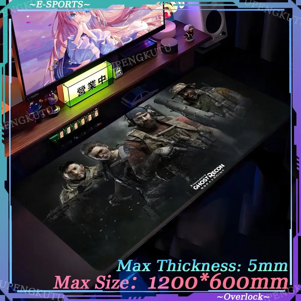 T_tom_Clancy_Ghost_Recon Mouse Computer gamers Pink art Pad Kawaii Game mouse pads Esports mouse pad