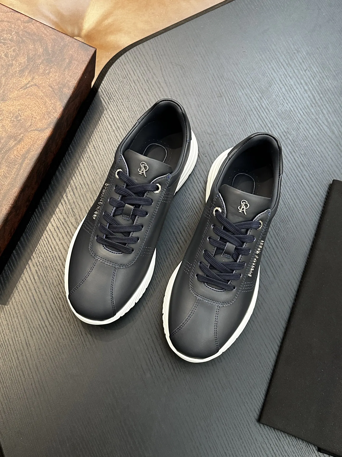 

Обувь OECHSLI из воловьей кожи, новинка 2026 года, кроссовки, спортивная, деловая, уличная обувь из натуральной кожи, удобная, качественная, мужская, европейские большие размеры 38-4