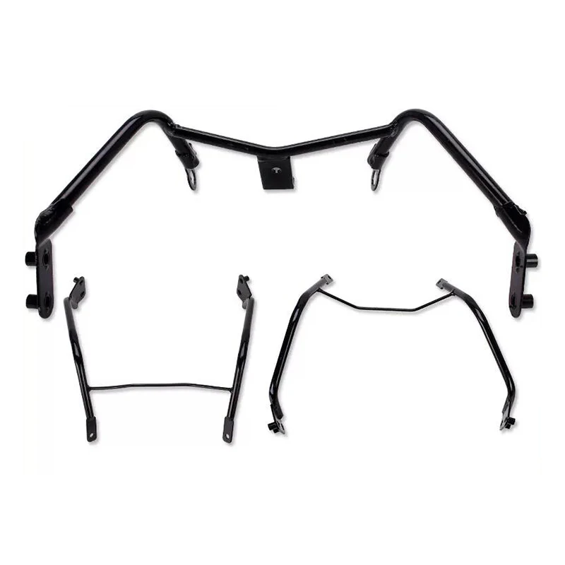 

Motorcycle Black Metal Fairing Cowl Windshield Bracket Mirror Frame Stay For HONDA VFR400 NC30 NSR250 MC21 P3