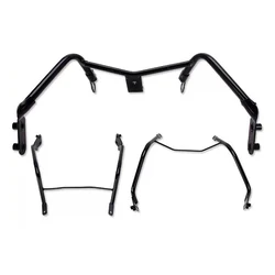 Motorcycle Black Metal Fairing Cowl Windshield Bracket Mirror Frame Stay For HONDA VFR400 NC30 NSR250 MC21 P3