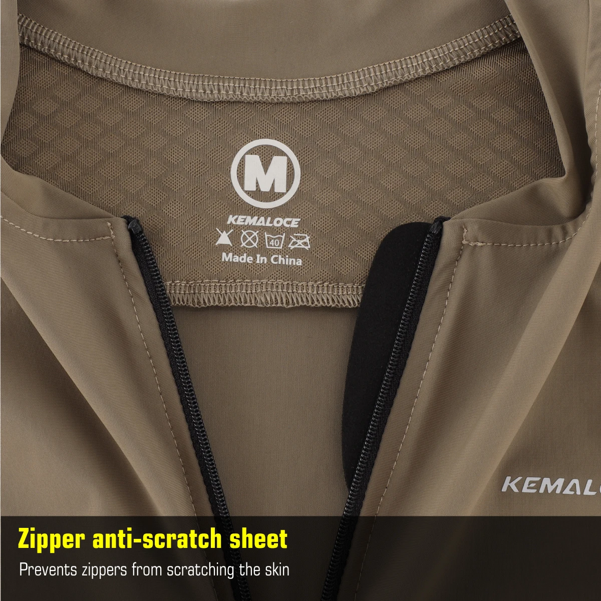KEMALOCE Fahrradtrikot Herren Kurzarm 2026 Sommer Einfarbig Blau&Schwarz&Weiß&Grau Reflektierend Atmungsaktiv Kühl Fahrradtrikot – Detail 6