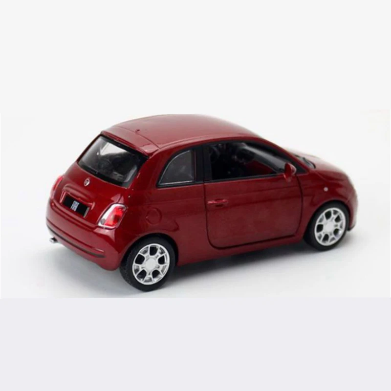 1:32 Fiat 500 Alloy Mini Car Model Diecast Metal Toy Vehicles Car Model High Simulation Miniature Scale Collection Children Gift