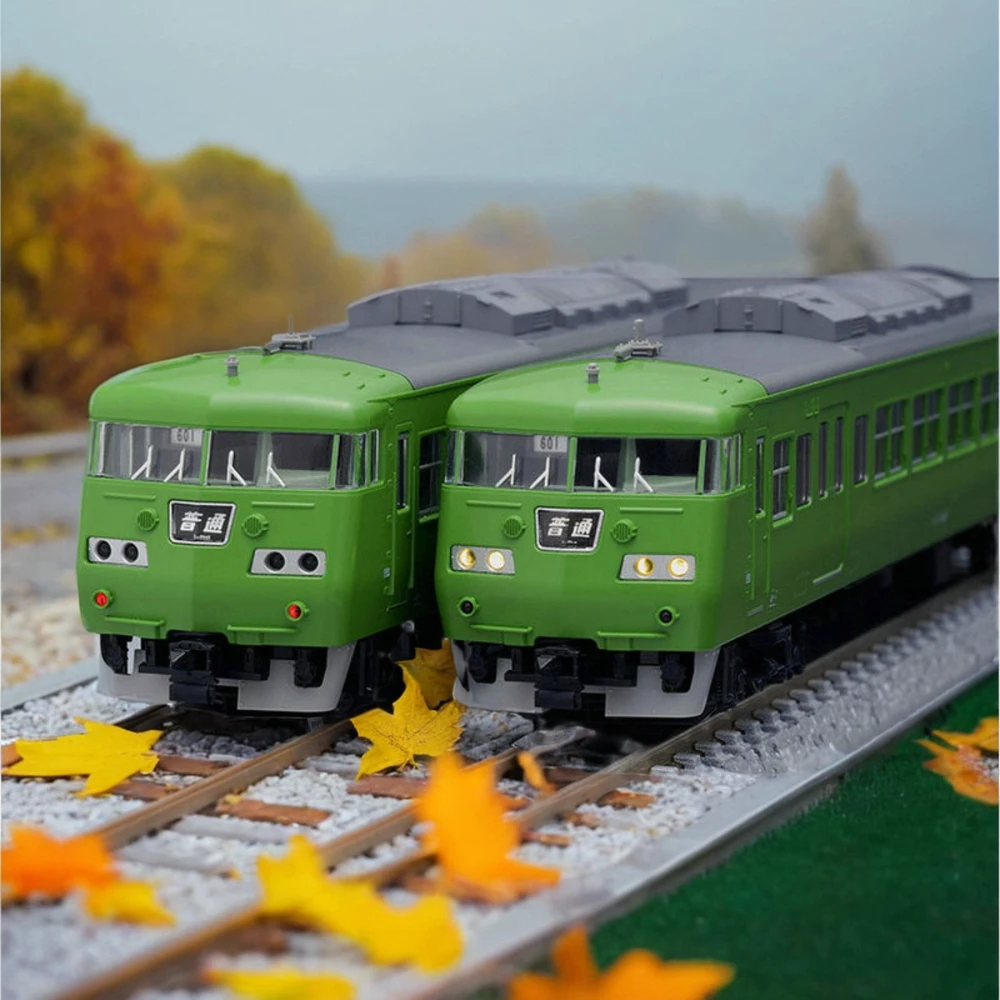 TOMIX N-type 1/160 Toy Train JR 117-300 Series 98782 Suburban Train Green 6-car Train Set Collection Ornaments Boy Toy Gift