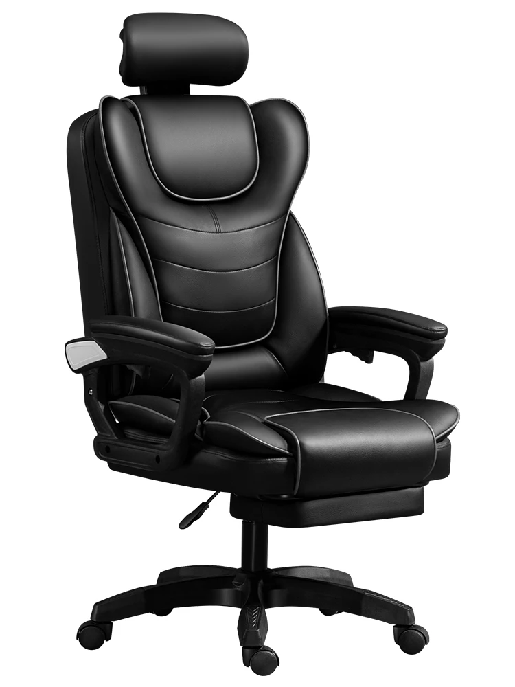 Executive Chair Computer Chair Home Comfortable Long-Sitting Office Chair Reclining Massage Study Seat