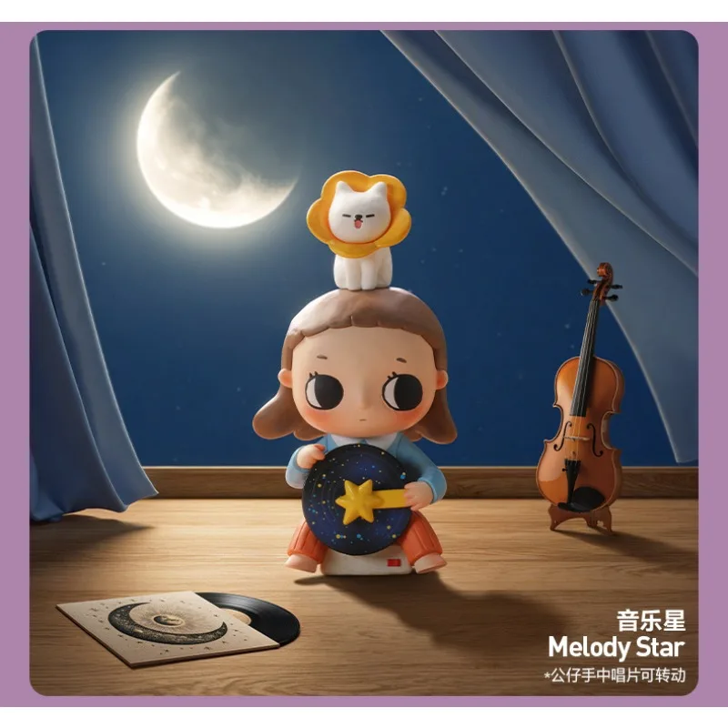 

Серия статуэток POPMART Nyota «Ты и я все звезды», слепая коробка, украшения, игрушки, интересные коллекции фигурок