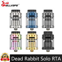 Original Hellvape Dead Rabbit Solo RTA DIY Vape Atomizer 2ml/4ml Glass 24mm Diameter Single Coil Top Filling Tank For Vape Mod