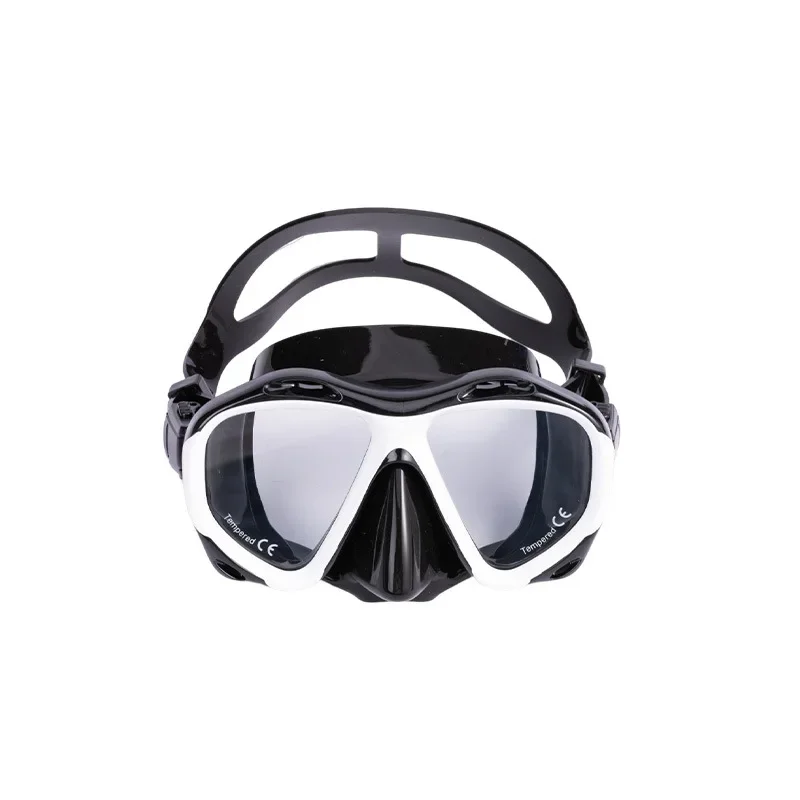 Outdoor Diving Goggles Adult High-definition Anti Fog Diving Face Mirror Fully Dry Diving Face Mask Large Frame Glasses