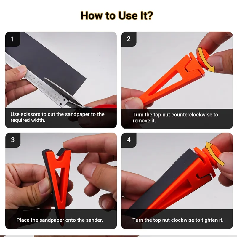 

A04G-Аэрограф-держатель наждачной бумаги для изогнутых поверхностей Многоцелевой мини-набор для ручной полировки с наждачной бумагой