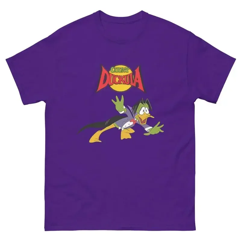 Count Duckula T-Shirt Retro Vintage Cartoon-Figur