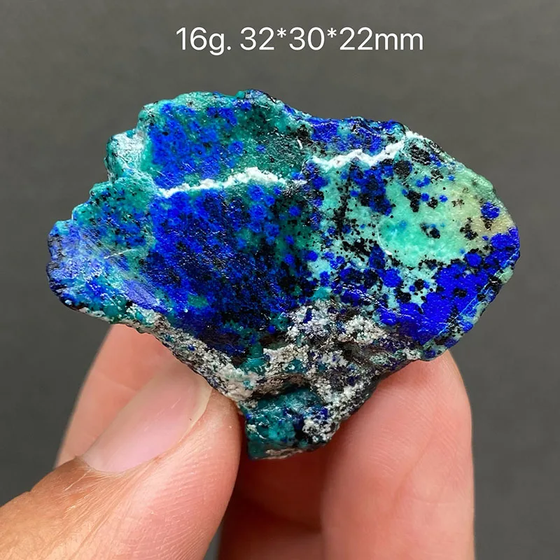 100% Natural Phoenix Stone Azurite Raw Stone Mineral Specimen Crystals Beads