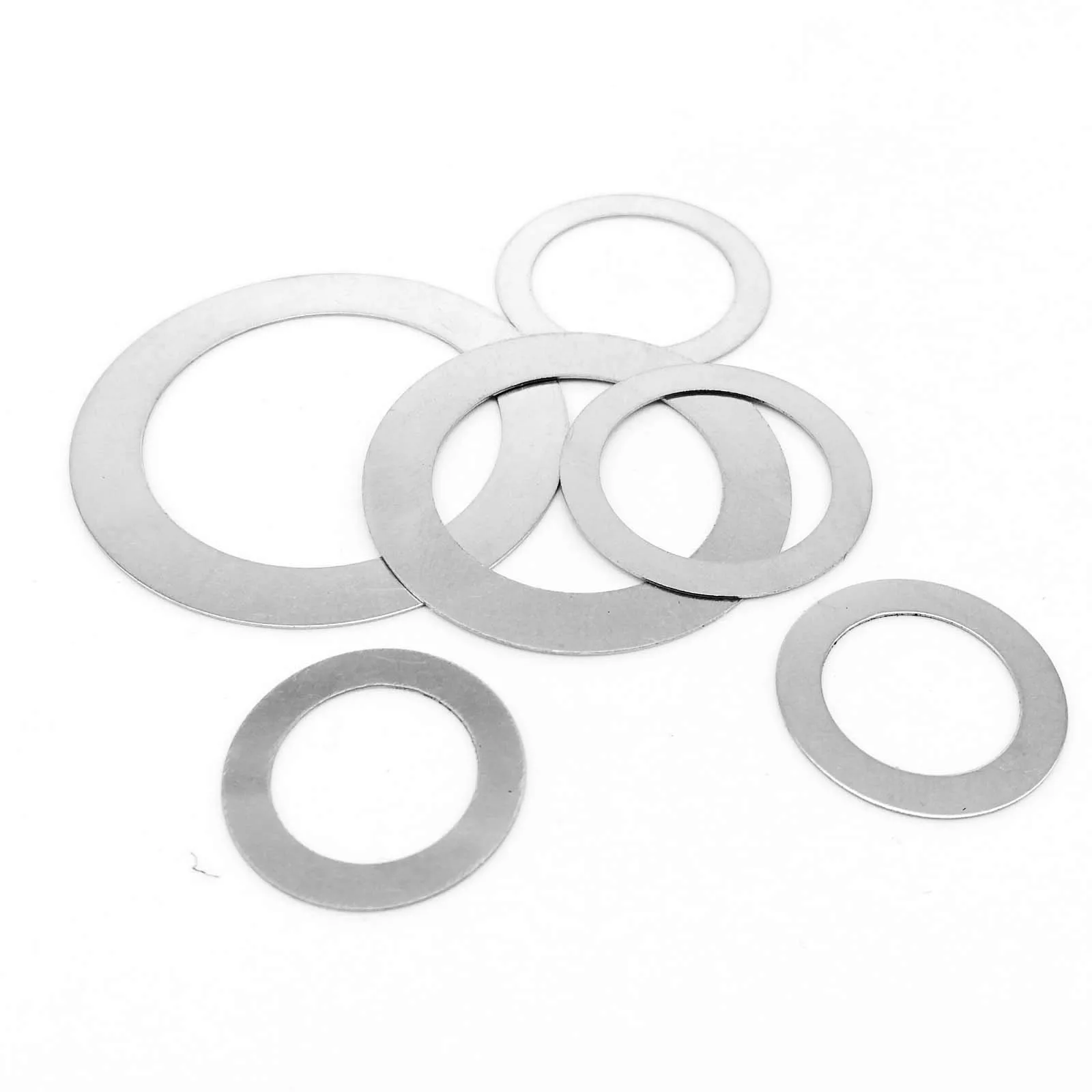 100/20 x hochwertige 0,1 bis 1 mm dicke M2 M3 M4 M5 M6 M8 bis M40 ultradünne, verstellbare Unterlegscheibe, ultradünne Unterlegscheibe aus Edelstahl 304 – Detail 4