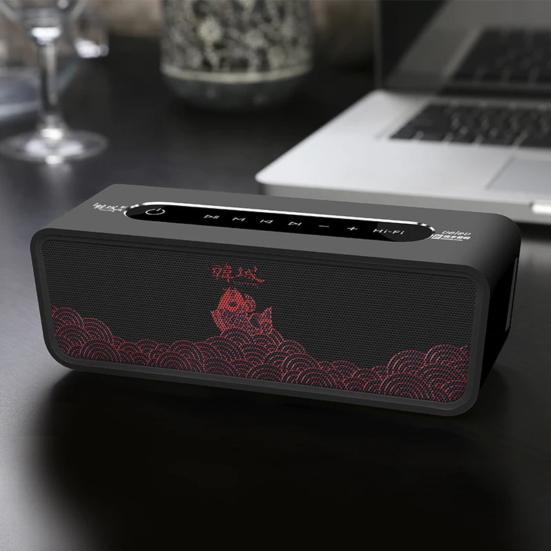 

E100 Wireless Bluetooth Speaker Stereo Home Built-in Card Slot High-Quality Speaker Portable Audio