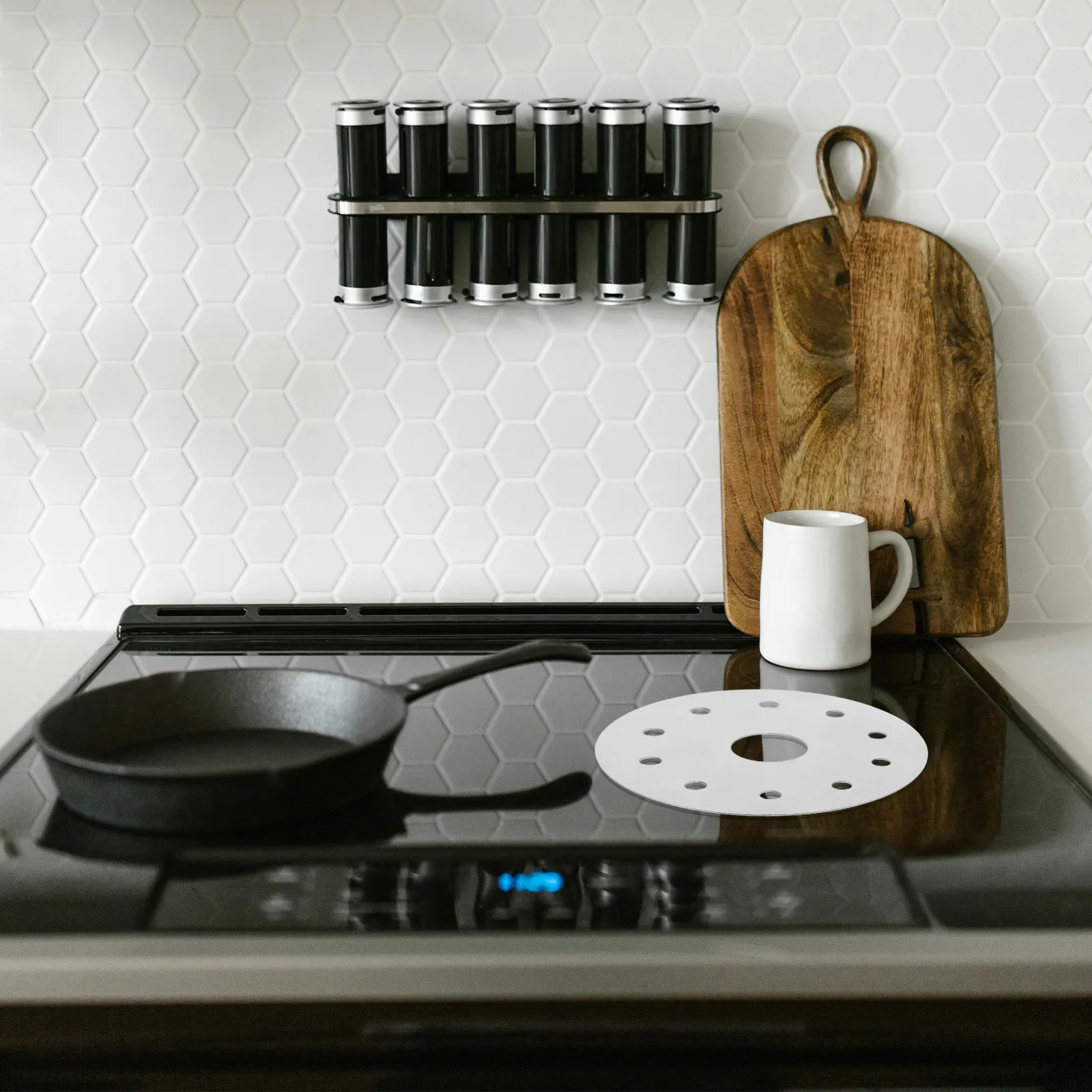 Stainless Steel Heat Conduction Sheet Round Adapter Stove Cooking Plate Pot Heat Diffuser Metal Sheet Kitchen Cookware Accessory