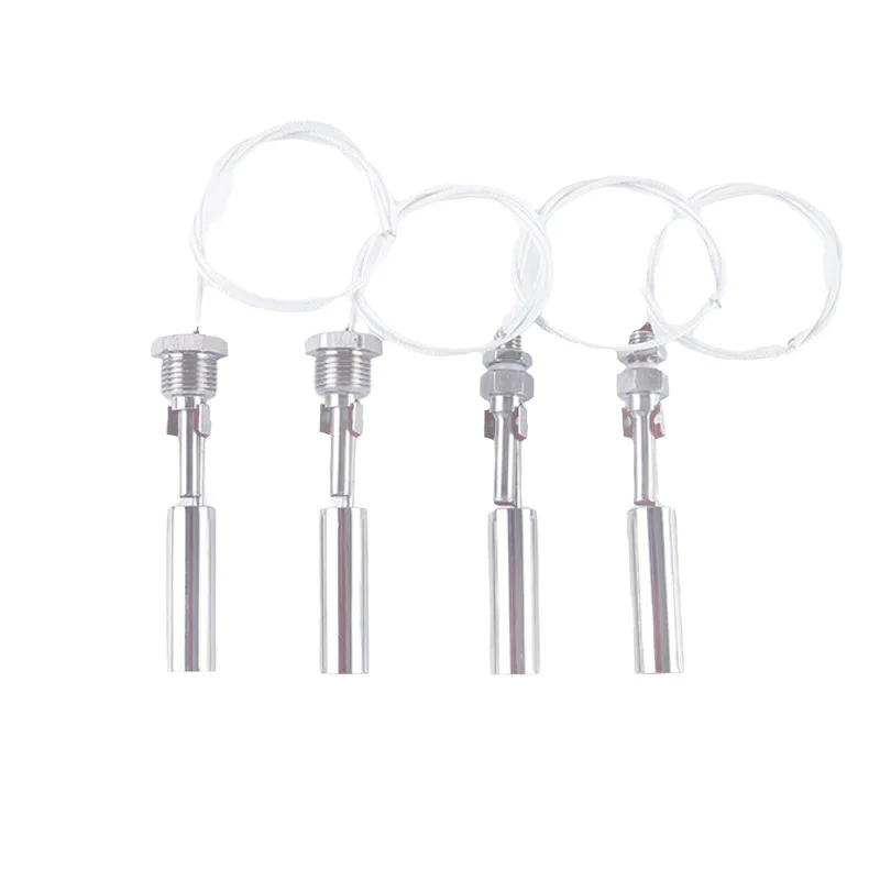 Vendita calda 1 pz 10 w In Acciaio Inossidabile Liquido Sensore Livello Acqua Orizzontale Interruttore A Galleggiante di Plastica di Montaggio