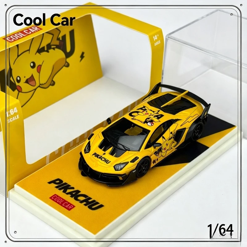 Cool Car 1/64 Alloy Sports Car Lamborghini GT EVO - Large-scale Replica Car Model Figurine for Collection, Adult Decorative Item