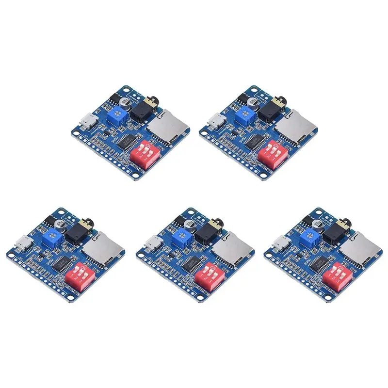 full-5x-dy-sv5w：mp3音楽プレーヤー用音声再生モジュール。5wの音声再生アンプ、sd-tfカード対応、uart-i-oトリガー内蔵。