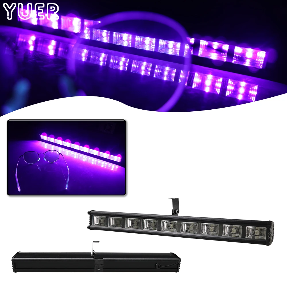 luz uv tingimento lightingdj luz de palco luz de discoteca ultravioleta holofote efeito fluorescente luzes festa palco backlight 9x2w 01