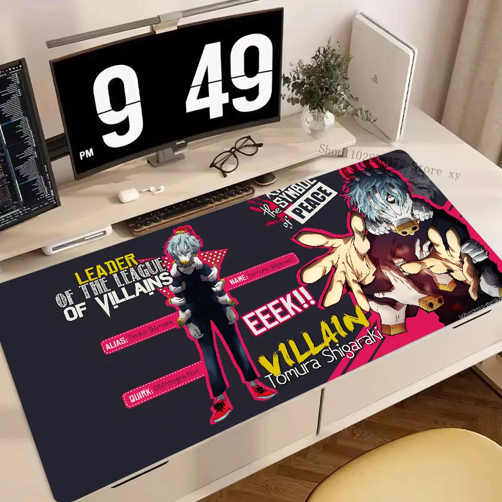 Anime M-My Hero Academia Shigaraki Mousepad Large Gaming Mouse Pad LockEdge Thickened Computer Keyboard Table Desk Mat