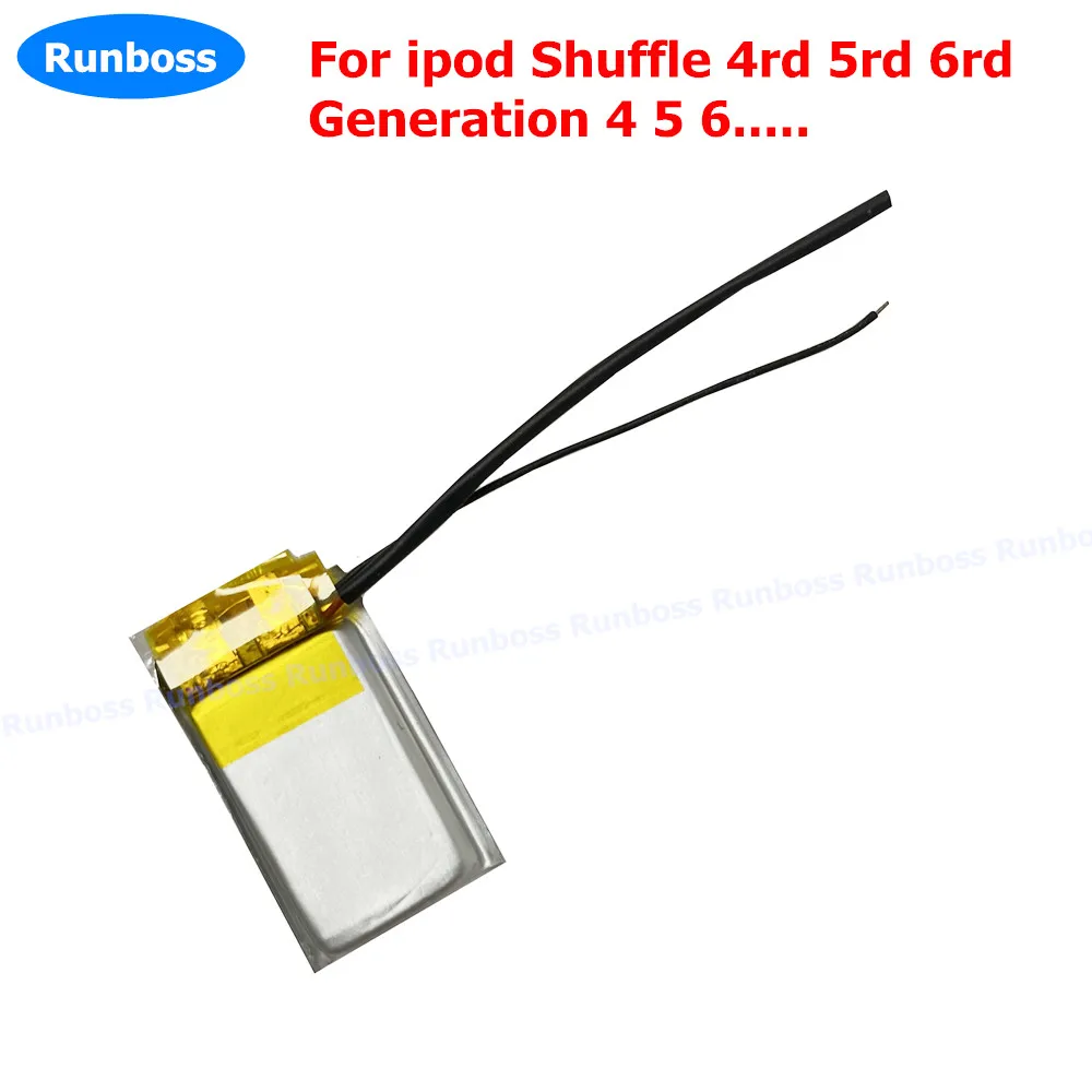 1-2pcs 616-0548 0.19Whr 3.7V Battery Replacement For ipod Shuffle 4rd 5rd 6rd Generation 4 5 6 Accumulator Batteries