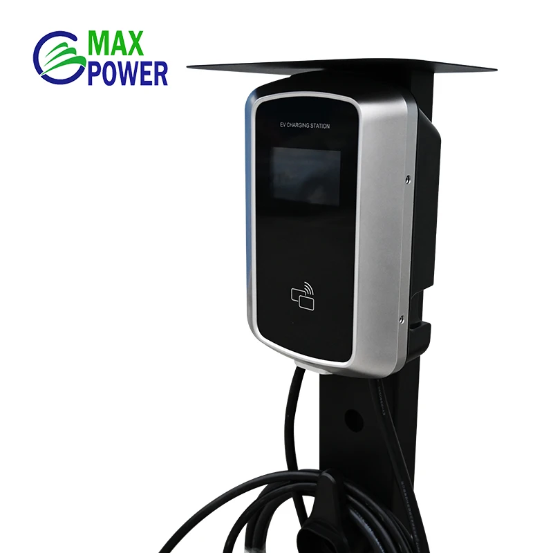 2023NEW Factory Type 2 32a 1Phase Wall-mounted Charging Pile 7.4KW Home Ev Charger Smart EV Charger Ac Ev Charger APP Bluetooth