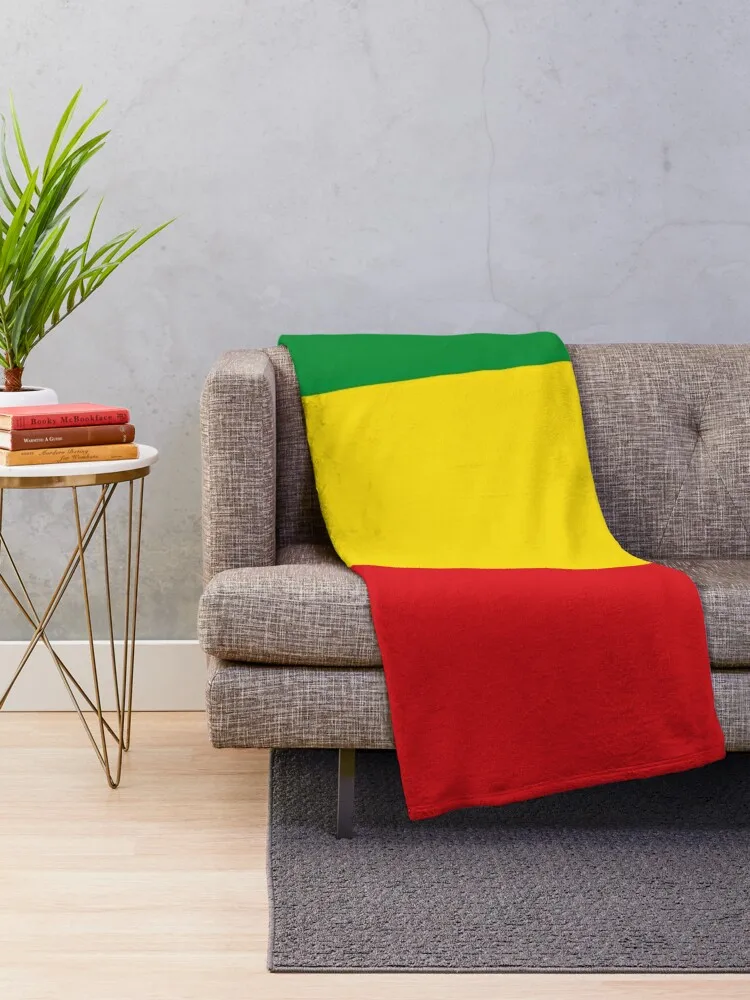 Reggae Rastafari Flag Throw Blanket Thin Wadding Blanket Soft Plush Plaid