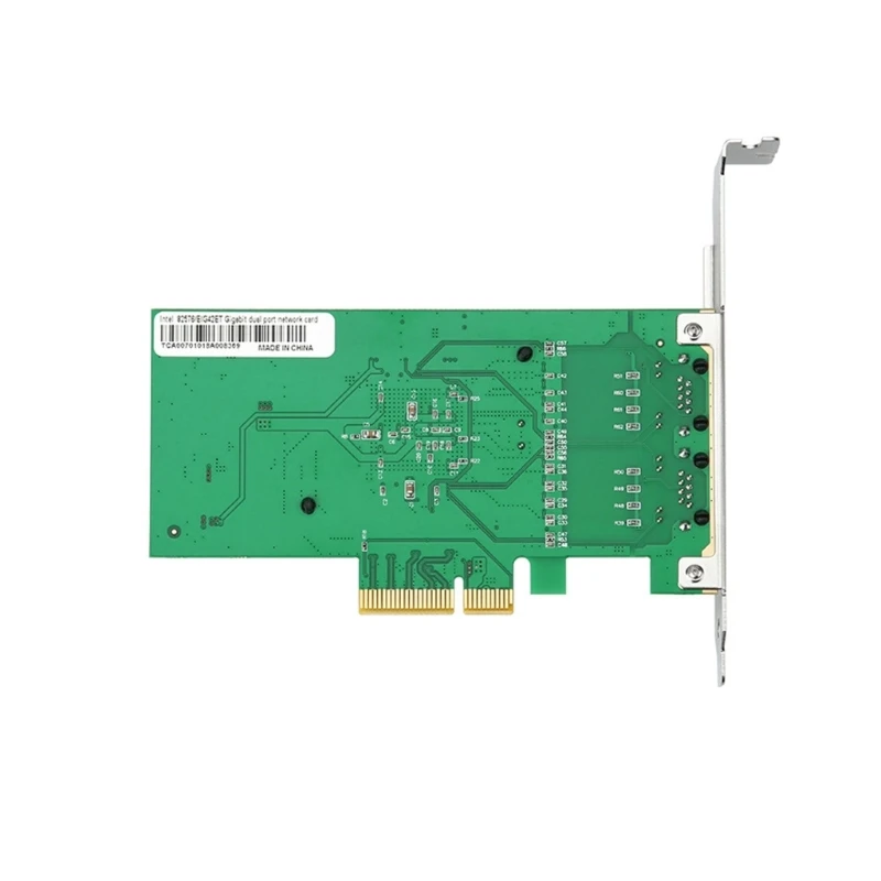 Twee Gigabit-poort PCIE 4X 1G Fiber Server Lan-netwerkkaart 82576 PCIE 2-poorts desktopserveradapter