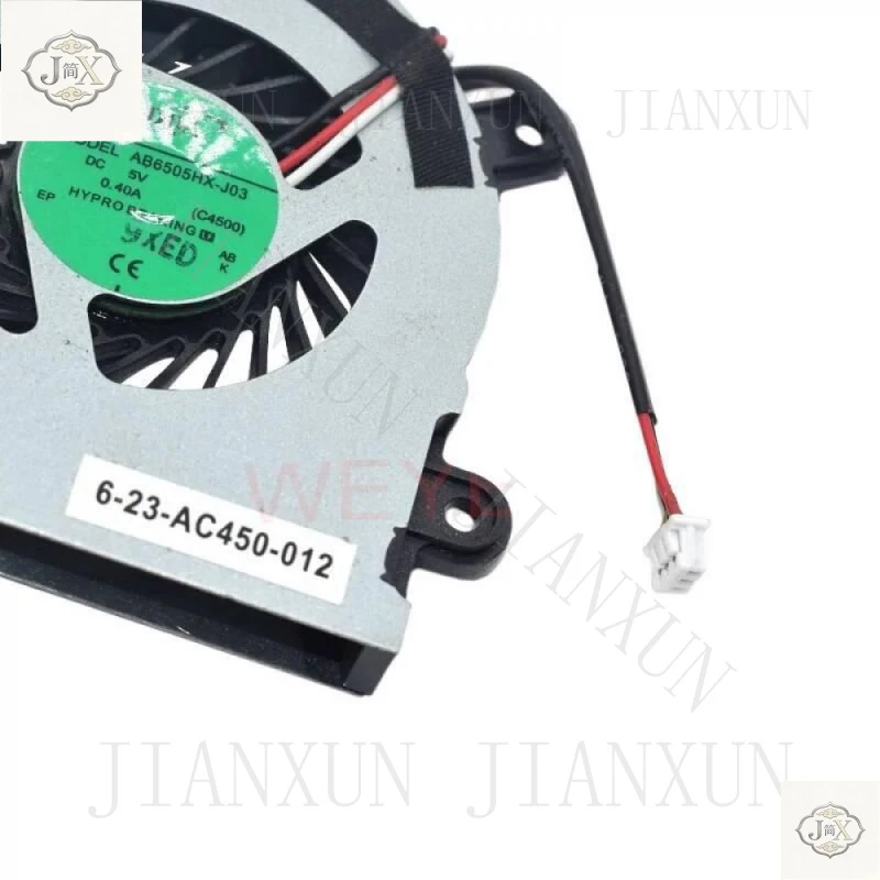 New ADDA AB6505HX-J03 DC5V 0.40A 3-Pin CPU Cooling Fan For MSI S6000 X600 CWC45X 6-31-W25HS-100