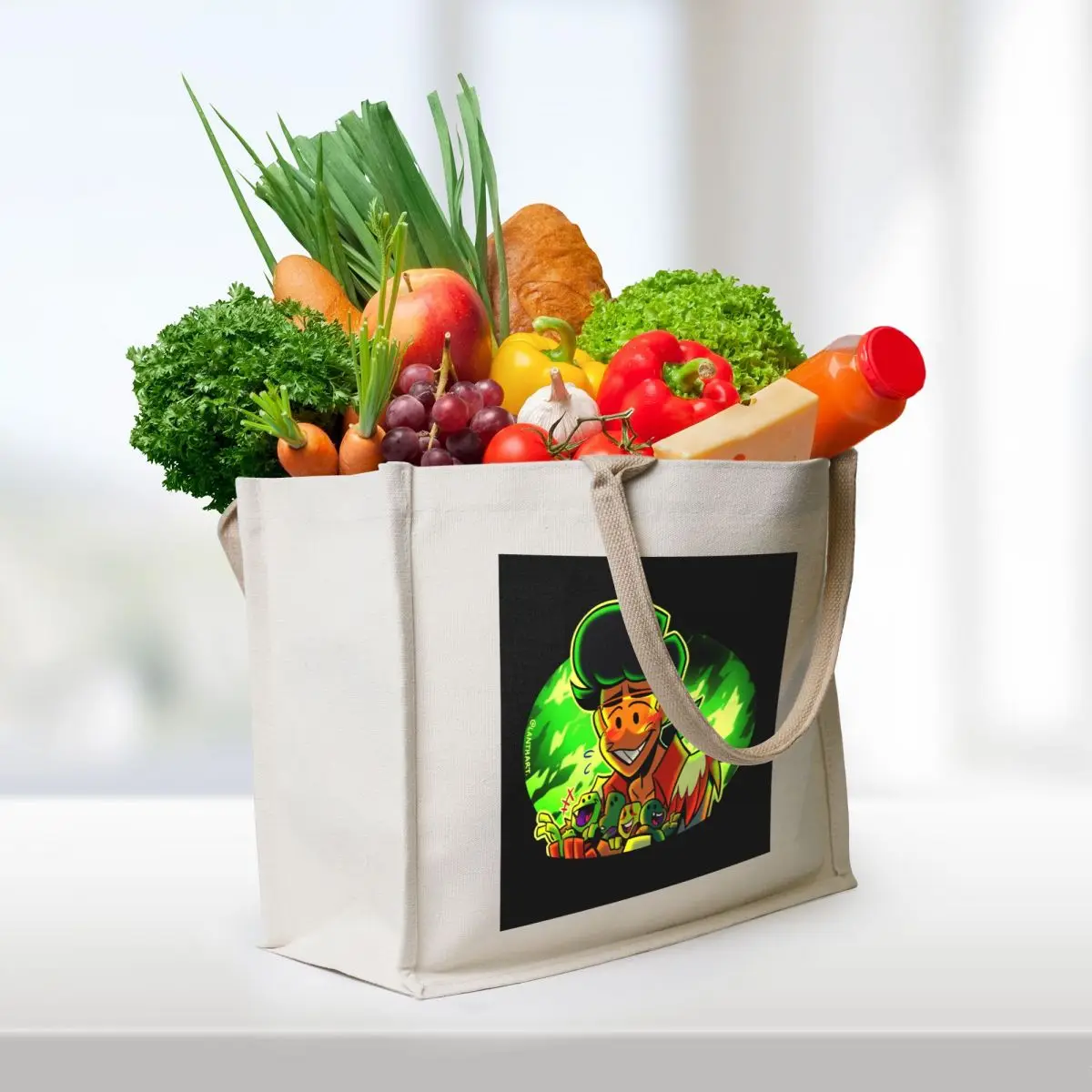 Lou and the tots Tote Bag tote bag screen Cloth bag Woman shopper