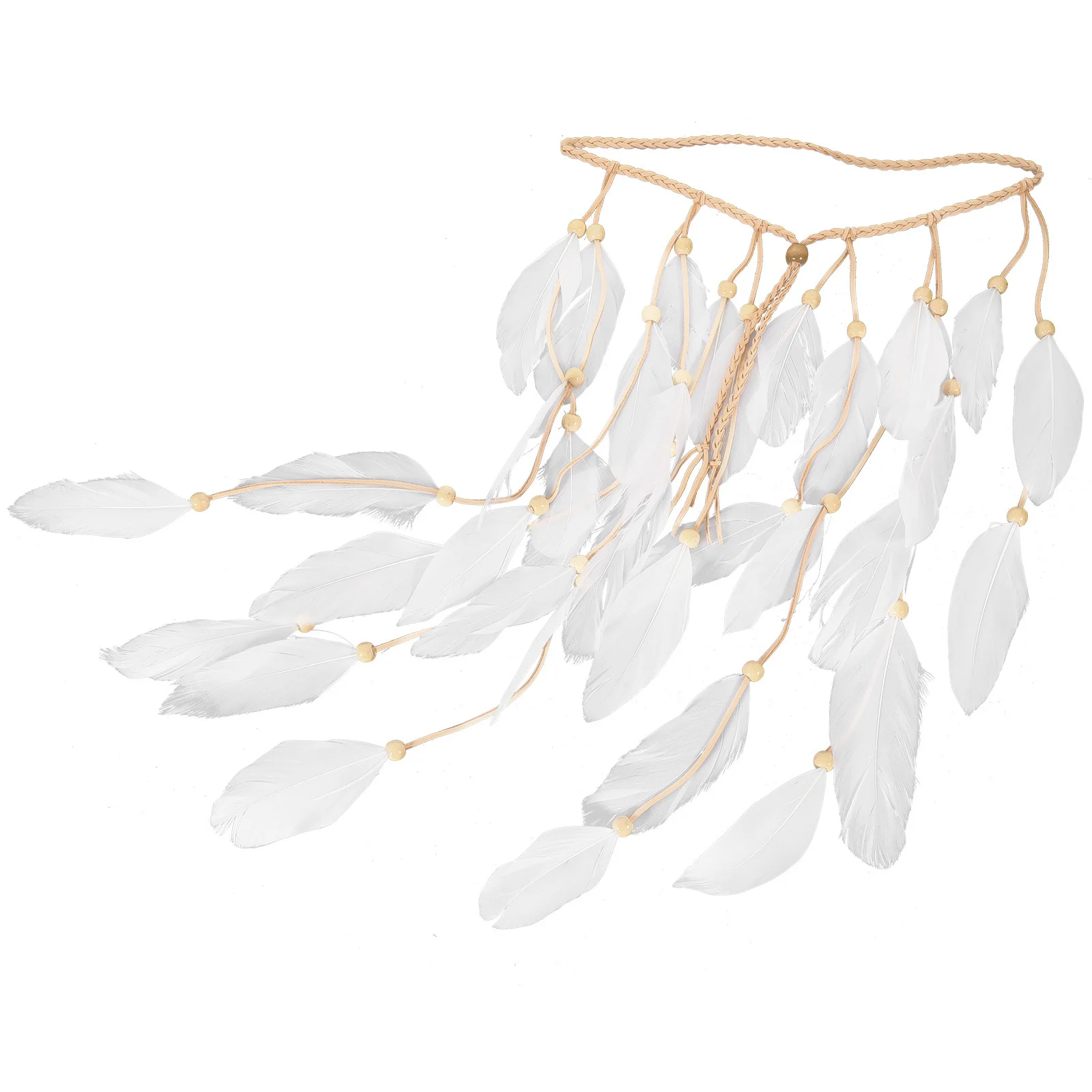

Elegant Plume Headband For Women Wedding Bride Bridal Accessory Soft Lightweight Headpiece Party Cosplay Festival Costume Show