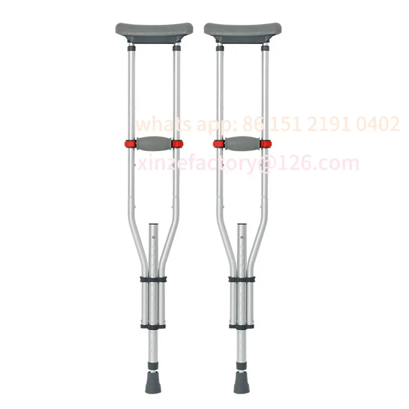 

Настраиваемые съемные складные костыли из сплава для подмышек, костыль для подмышек, трость для пожилых людей с ограниченными возможностями, помощь в передвижении, ходьба