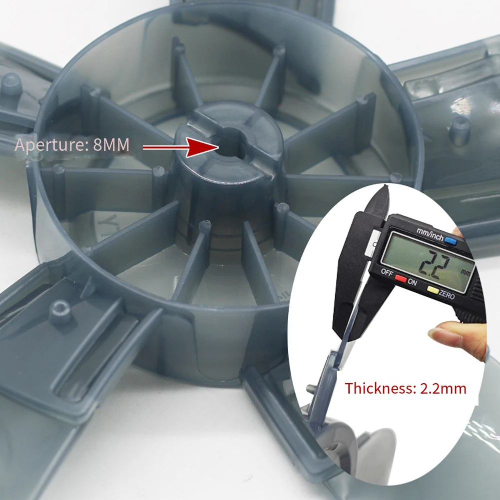 Fan Blade 18 Inch Five Blade Plastic Fan With Nut Cover And Screws For Floor Fans Table Fans Wall-mounted Fans Home Ventilation