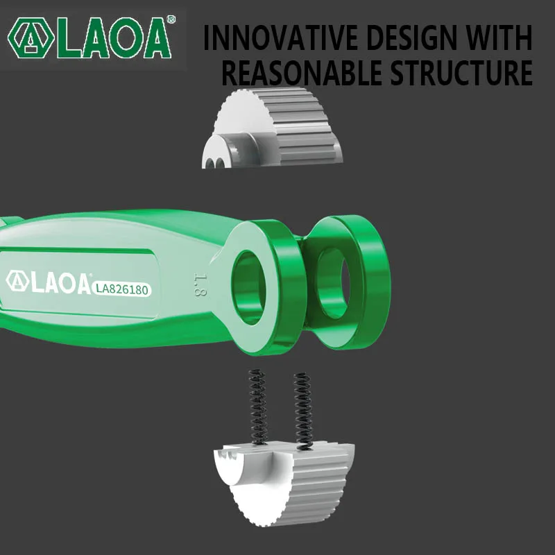Imagem -04 - Laoa Network Cabo Untwist Tool Engineer Wire Straightener para Fios Pair Separator Tools Rápida e Facilmente Destorcido 0.81.8 mm